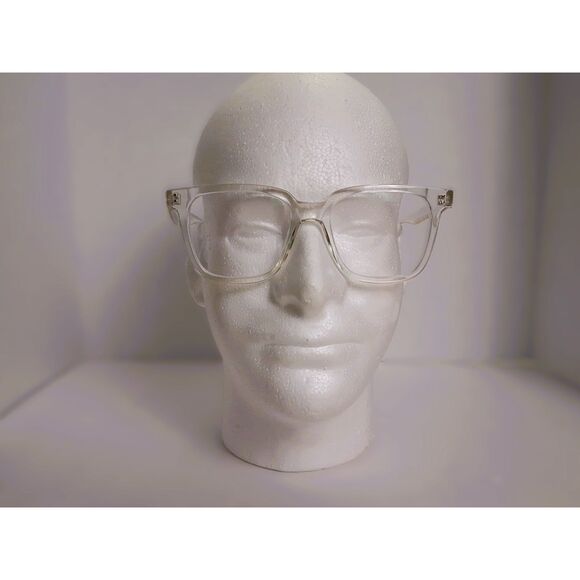 Firmoo Trendy Oversized Square Crystal Clear 53-19-149 Eyeglasses Frames - Picture 2 of 14